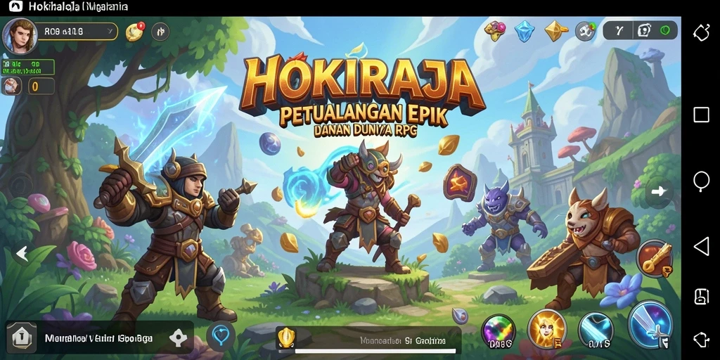 Tampilan gameplay HOKIRAJA yang seru dan mendebarkan.