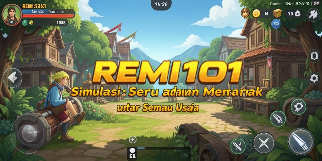 Tampilan screenshot utama <strong>REMI101</strong> menampilkan gameplay yang seru dan interaktif.