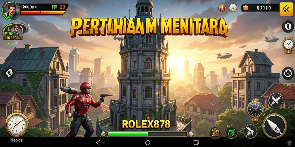 Tangkapan layar utama dalam permainan Tower Defense yang mendebarkan.