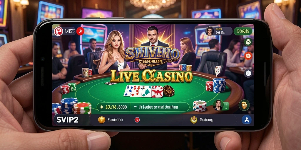 Tampilan gameplay langsung SVIP2 yang memukau dan interaktif.